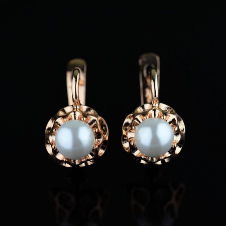 Позолоченные серьги Fallon 82200111 фото | Brulik