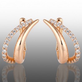 Позолочені сережки Xuping 24351