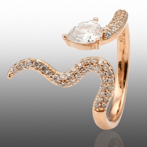 Позолочена каблучка  Xuping 10935 фото | Brulik