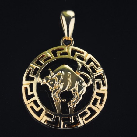 Позолоченный кулон Fallon 86100055-телец фото | Brulik