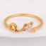 Изящное кольцо в позолоте 13522 фото | Brulik