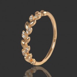 Кольцо позолоченное Xuping 1658