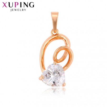 Позолоченный кулон XP 33294-белый фото | Brulik