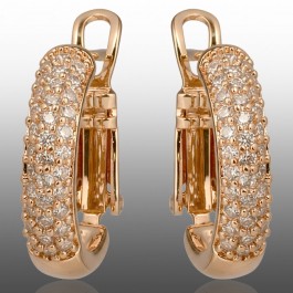 Позолочені сережки Xuping 24325