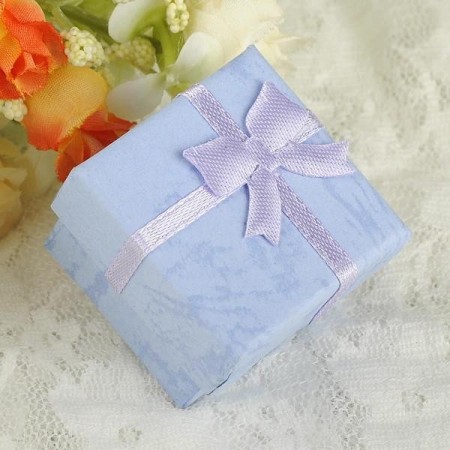 Подарочная коробочка фиолетовая фото | Brulik