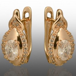 Позолочені сережки  Xuping 24790