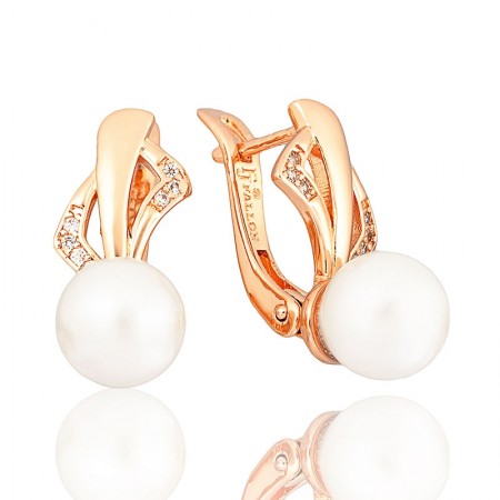 Позолоченные серьги Fallon 82202510 фото | Brulik