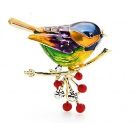 Брошь позолоченная  8745