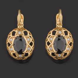 Позолоченные серьги XP 9226-черный