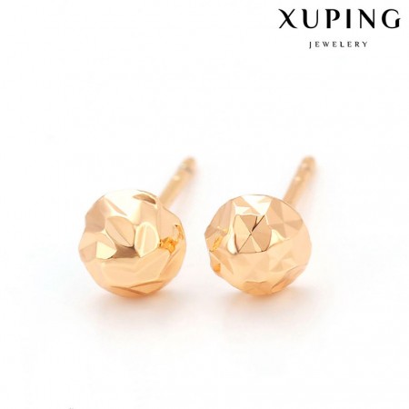Позолоченные серьги-гвоздики Xuping 94372 фото | Brulik