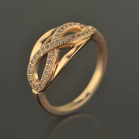 Позолоченное кольцо XP 1705 фото | Brulik