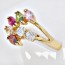 Шикарное кольцо Xuping 11410-мультиколор фото | Brulik