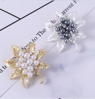 Брошь  8760-белый  фото | Brulik