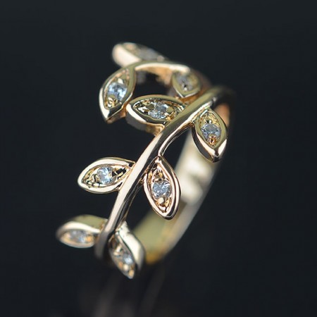 Позолоченное кольцо Fallon 8320887 фото | Brulik