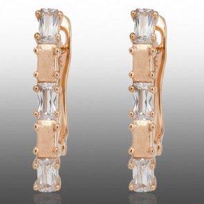 Позолочені сережки Xuping 24332 фото | Brulik