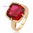 Колоритное кольцо оптом  13527 - красный корунд фото | Brulik