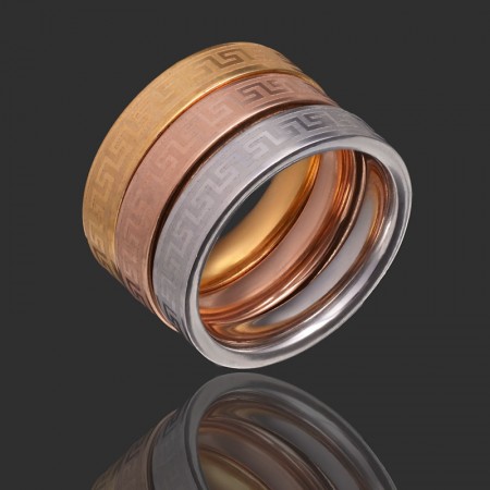 Стальное кольцо 3в 1 108 фото | Brulik