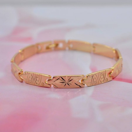 Позолоченный браслет оптом 10-7420 фото | Brulik