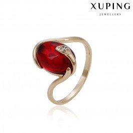 Позолоченное кольцо XP  14723-красный