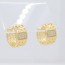Изящные серьги-колечки с фианитами ХР 10-2215 фото | Brulik