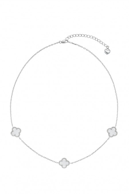 Ланцюжок у стилі Ван Кліф  Fallon 44190703-50-білий фото | Brulik