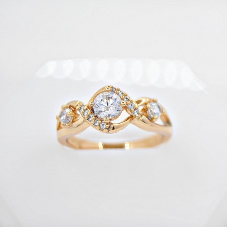 Прелестное кольцо 11813 - белый фото | Brulik