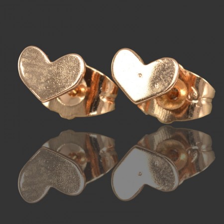 Позолоченные детские серьги-гвоздики  Xuping 20067 фото | Brulik