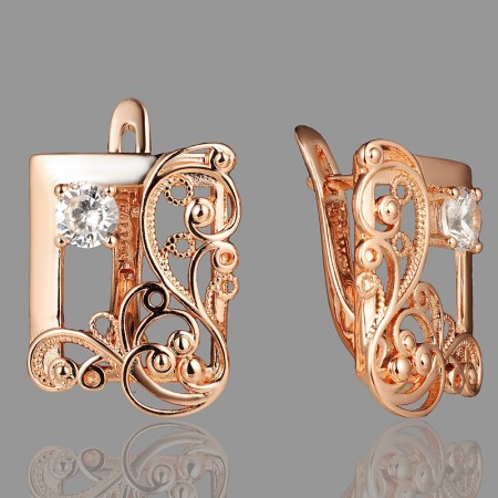 Позолочені сережки Fallon 82202997 фото | Brulik