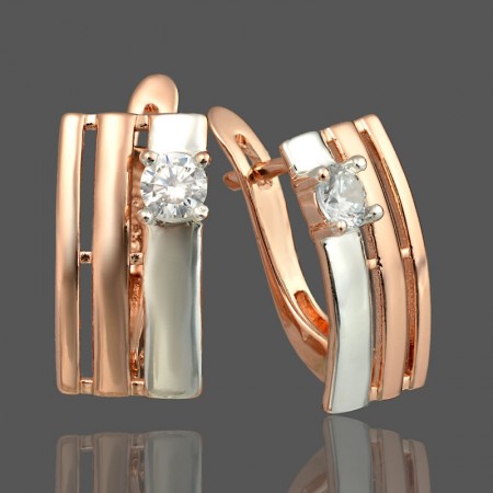 Позолоченные серьги Fallon 92202270 фото | Brulik