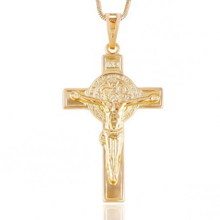Замечательный крестик в позолоте 32744 фото | Brulik