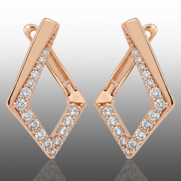 Позолочені сережки Xuping 24352