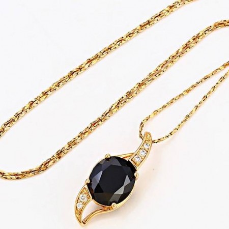 Прекрасный кулон 32072 - черный фото | Brulik