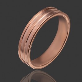 Стальное позолоченное кольцо 199