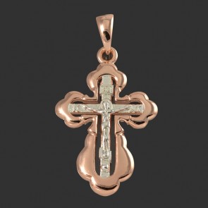 Позолочений хрестик Fallon 96100232 фото | Brulik