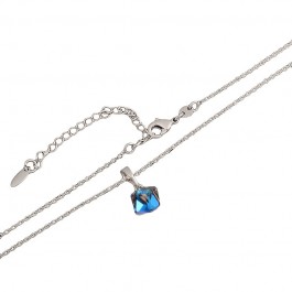Цепочка  с кулоном Swarovski Xuping 4305-синий