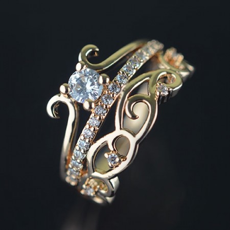 Позолоченное кольцо Fallon 83201478 фото | Brulik