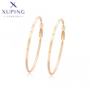 Позолочені сережки кільця Xuping  14E2411747 фото | Brulik