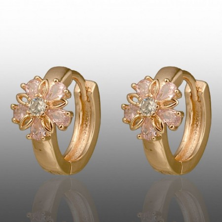 Позолочені сережки  Xuping 24754 фото | Brulik