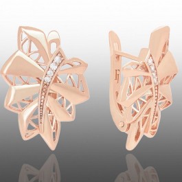 Позолочені сережки Fallon 82235006