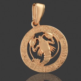 Позолоченный кулон Fallon 86100084-рак