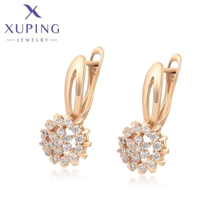 Позолочені сережки Xuping X000658272 фото | Brulik