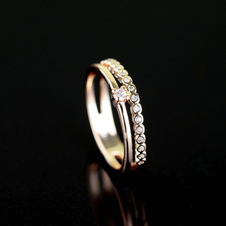 Позолоченное кольцо Fallon 83201033 фото | Brulik