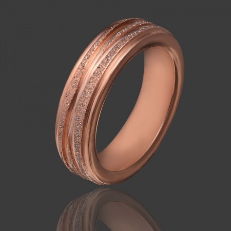 Стальное позолоченное кольцо 96 фото | Brulik