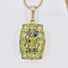 Очаровательный кулон 30965-зеленый