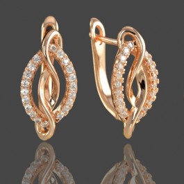 Позолоченные серьги  XP 283