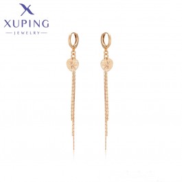 Позолочені сережки ланцюжки Xuping X001133535