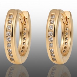 Позолочені сережки Xuping 24342