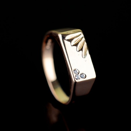 Позолоченное кольцо Fallon 83200740 фото | Brulik