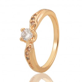 Позолоченное кольцо Fallon 8326273-белый