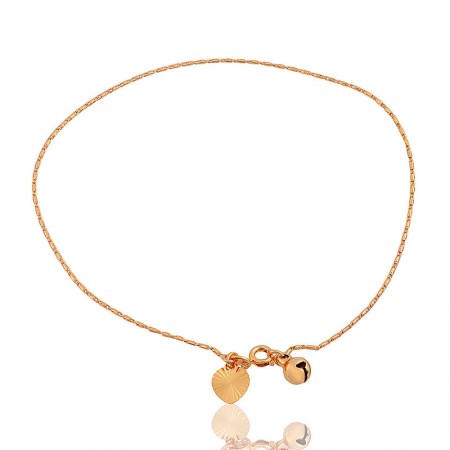 Позолоченный браслет на ногу Xuping 7414 фото | Brulik